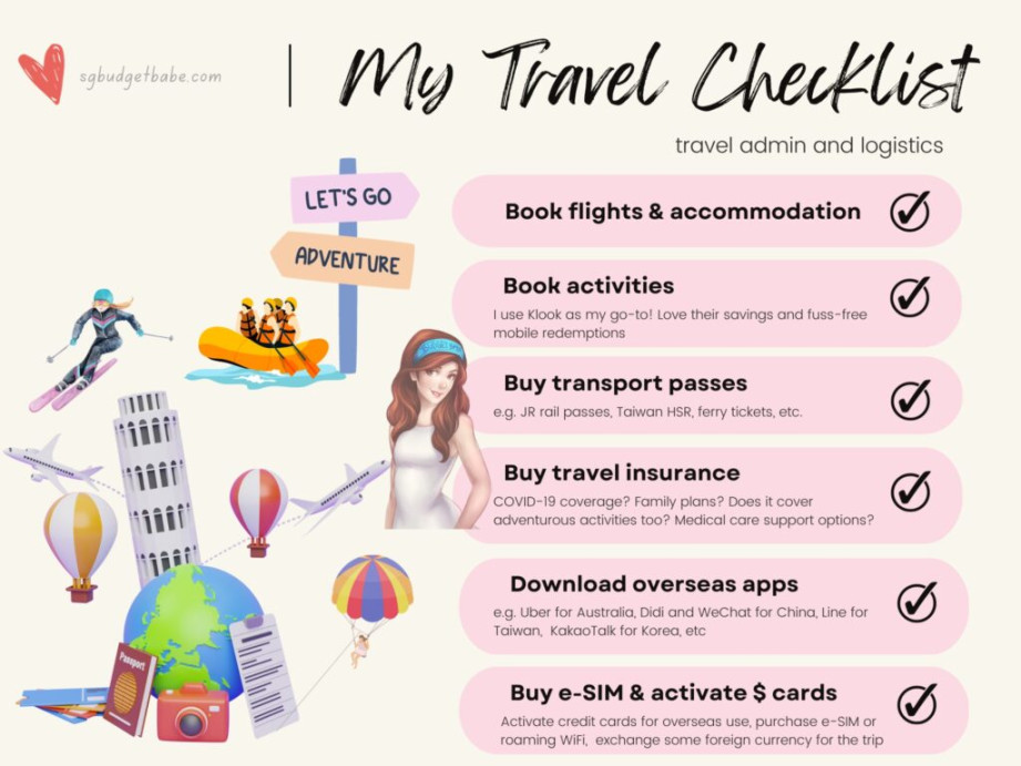 Your Checklist For Your Travel Adventures